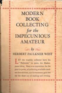 Modern Book Collecting for the Impecunious Amateur
