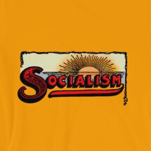 Socialist T-Shirt: Socialism Sunrise | Retro Unisex Shirt, Leftist, Anti-Capitalist, Progressive, Socialist Gift