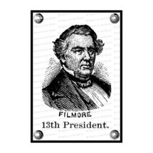 Digital President Millard Fillmore Victorian Portrait |  Antique United States Presidential Vector Clipart | Instant Download