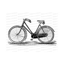 Digital Vintage Victorian Bicycle |  Antique Bike Illustration Instant Download | Cycling Vector Clipart SVG PNG JPG