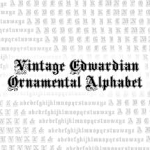 Vector Clipart Edwardian Ornamental Penwork Alphabet | Vintage Uppercase & Lowercase Letters, Calligraphy SVG PNG | Alphabet #30