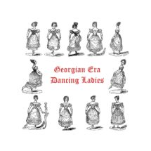 Georgian Dancing Women Bundle | Vintage Dancing Girls Vector Clip Art | Antique Dancers, Ladies, Curtsy Clipart SVG PNG JPG