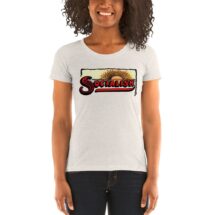 Ladies | Retro Socialism Sunrise Tee, Socialist Gift