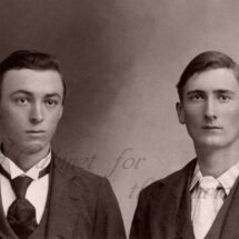 Antique Photo DOWNLOAD | Two Clean Cut Young Edwardian Men | suits ties handsome photograph picture digital png jpg