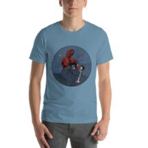 Surreal Vegetarian T-Shirt, Lobster Revenge | Victorian Design Unisex Shirt, Animal Rights, Nightmare, Ocean, Underwater