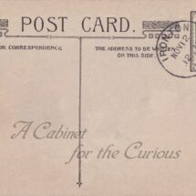 Antique Postcard DOWNLOAD | November 1910 Postmarked Blank Back with Stamp | Edwardian Postcard with Ironton Ohio postmark png jpg digital