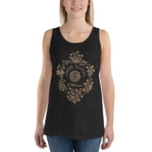 Floral Tank: Alpine Flowers | Ornate Victorian Design Botanical Tank Top, Floral Shirt, Unisex