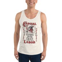 Workers Tank: Capital and Labor | Unisex Socialism Leftist Shirt, Retro Communist, Socialist, Communism, Anti-Capitalist, pro-Union Gift