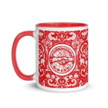 Leftist Mug: Workingmen Unite! Red Interior | Edwardian Socialism, Retro Socialist Gift, Leftist Communist Anti-Capitalist Pro-Labor Ceramic