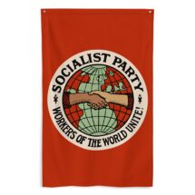 Socialist Flag: Socialist Party | Workers of the World Unite | Retro Edwardian 5×3 foot Flag Socialism, Leftist, Pro-Worker