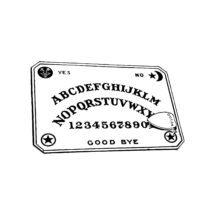 Vintage Ouija Board Vector Clipart | Talking Board Fortune-Telling Occult Mystic Psychomancy Halloween Instant Download SVG PNG JPG