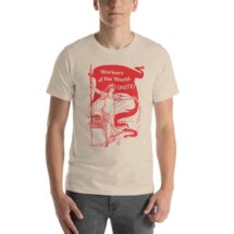 Leftist T-Shirt: Workers of the World, Unite! | Unisex Retro Socialism, Walter Crane Style, Retro Socialist Anti-Capitalist Pro-Labor Gift