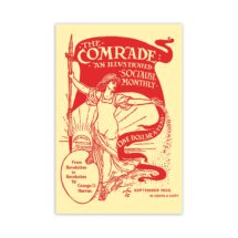 Leftist Poster: The Comrade, 1903 Socialist Magazine Cover Walter Crane Reproduction Edwardian Socialism Retro Pro-Labor Art Print Unframed