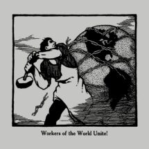 Workers T-Shirt: Worker Smashing the Chains of Oppression| Workers of the World Unite! Unisex Retro Socialist Communist Leftist Pro-Labor