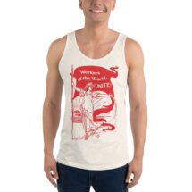 Leftist Tank: Workers of the World, Unite! | Unisex Retro Socialism Shirt, Walter Crane Style, Retro Socialist Anti-Capitalist Pro-Labor